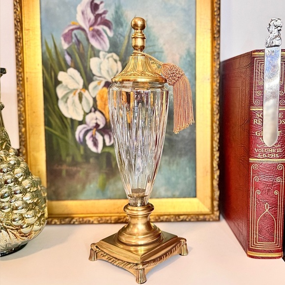 Other - French Neoclassical Ormolu-Mounted Cut-Crystal Baccarat Style Vase, 19th Century